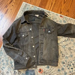 Levi’s black/grey denim jacket